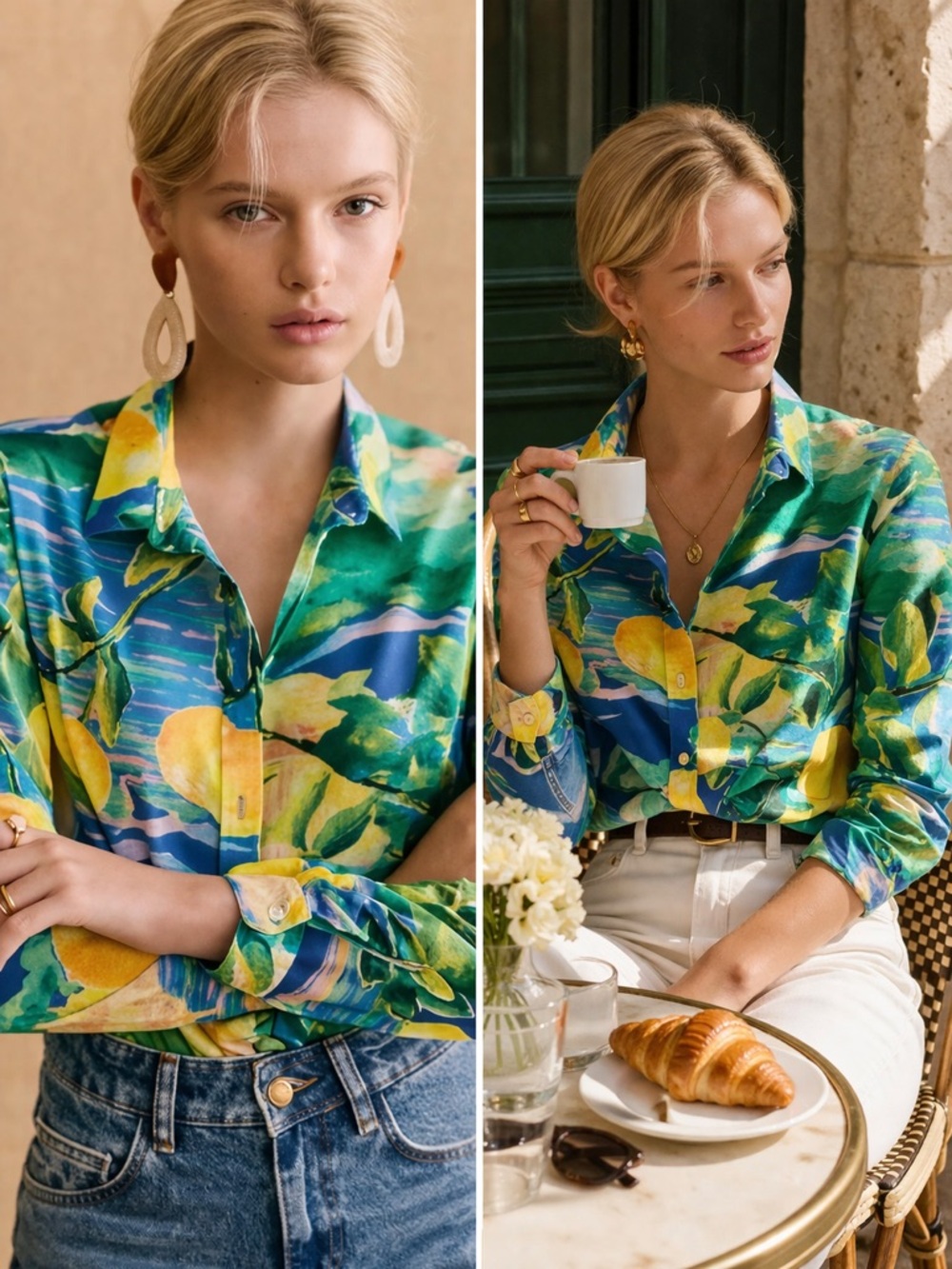 🍋 NWT | SÉZANE x MOMONÌ PIERRO SHIRT 🍋